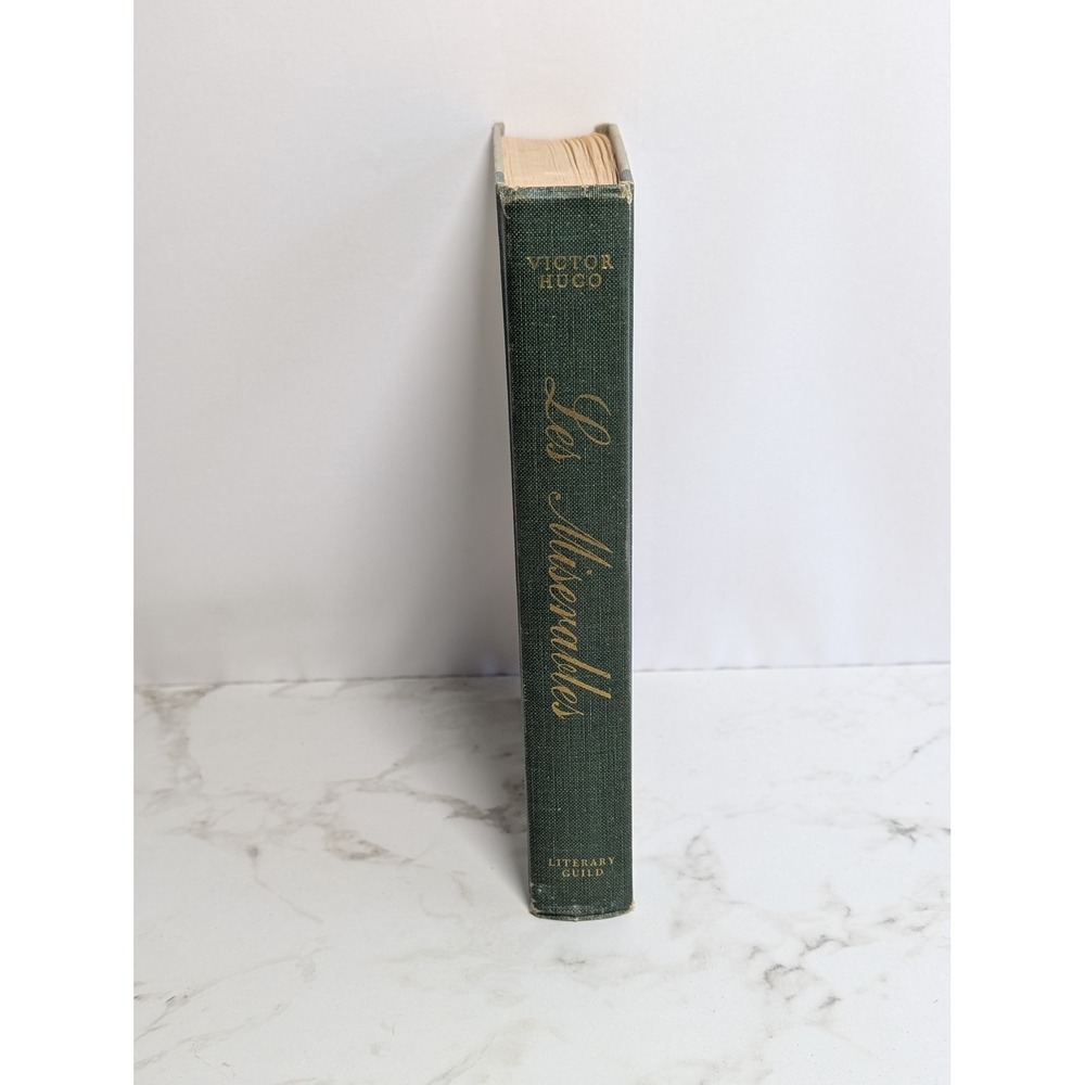 Les Miserables Victor Hugo 1954 Literary Guild Hardcover Vintage Book